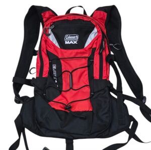 Coleman Max Elate 14L Red & Black Hydration Hiking Backpack Execellent